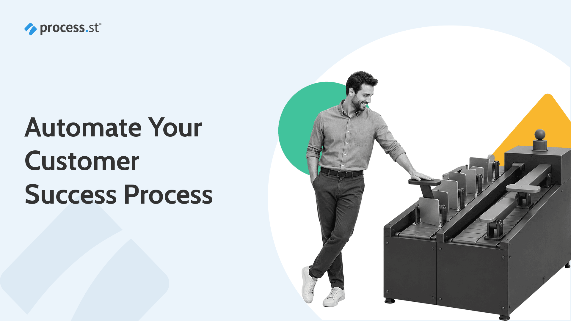 Customer success operations leader comparing automated gates with human handoffs in a customer journey machine