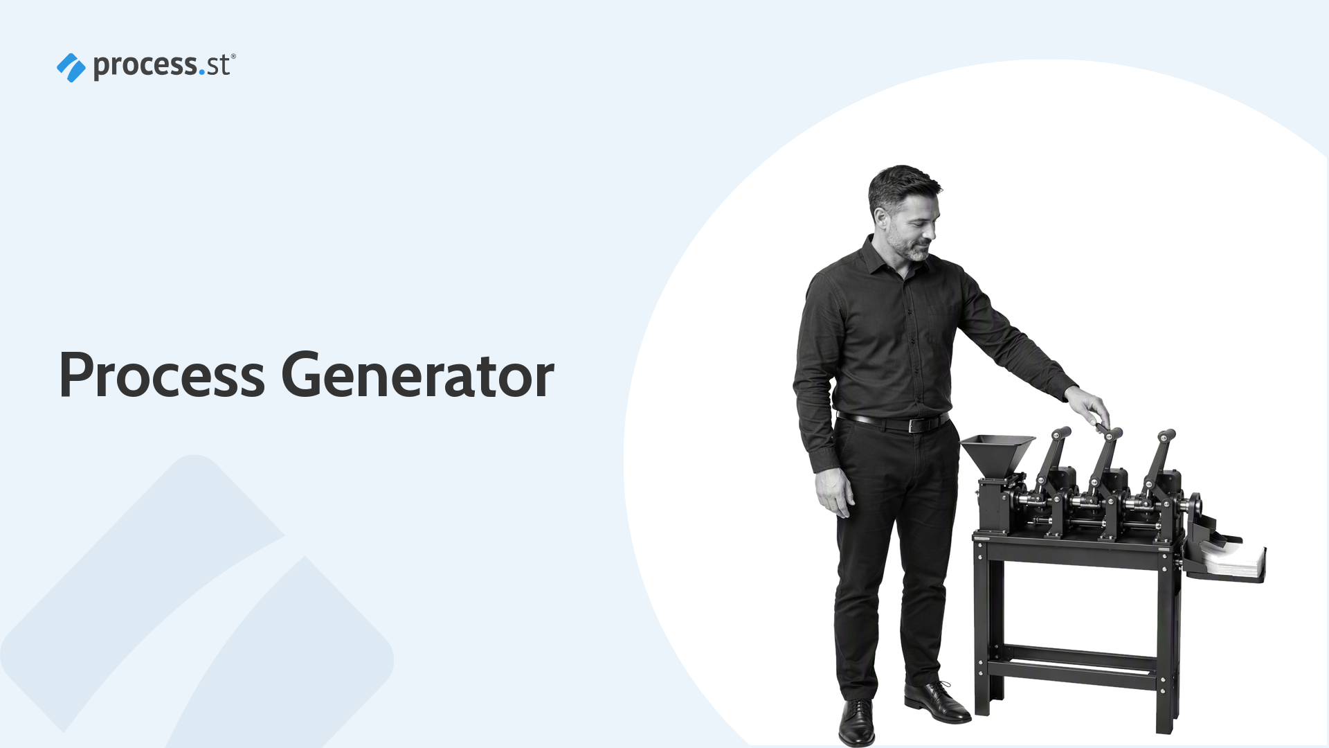 Process generator workflow assembly mechanism
