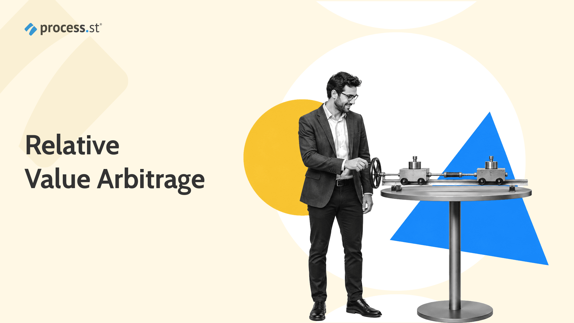 Relative value arbitrage illustrated by an analyst operating a paired convergence model
