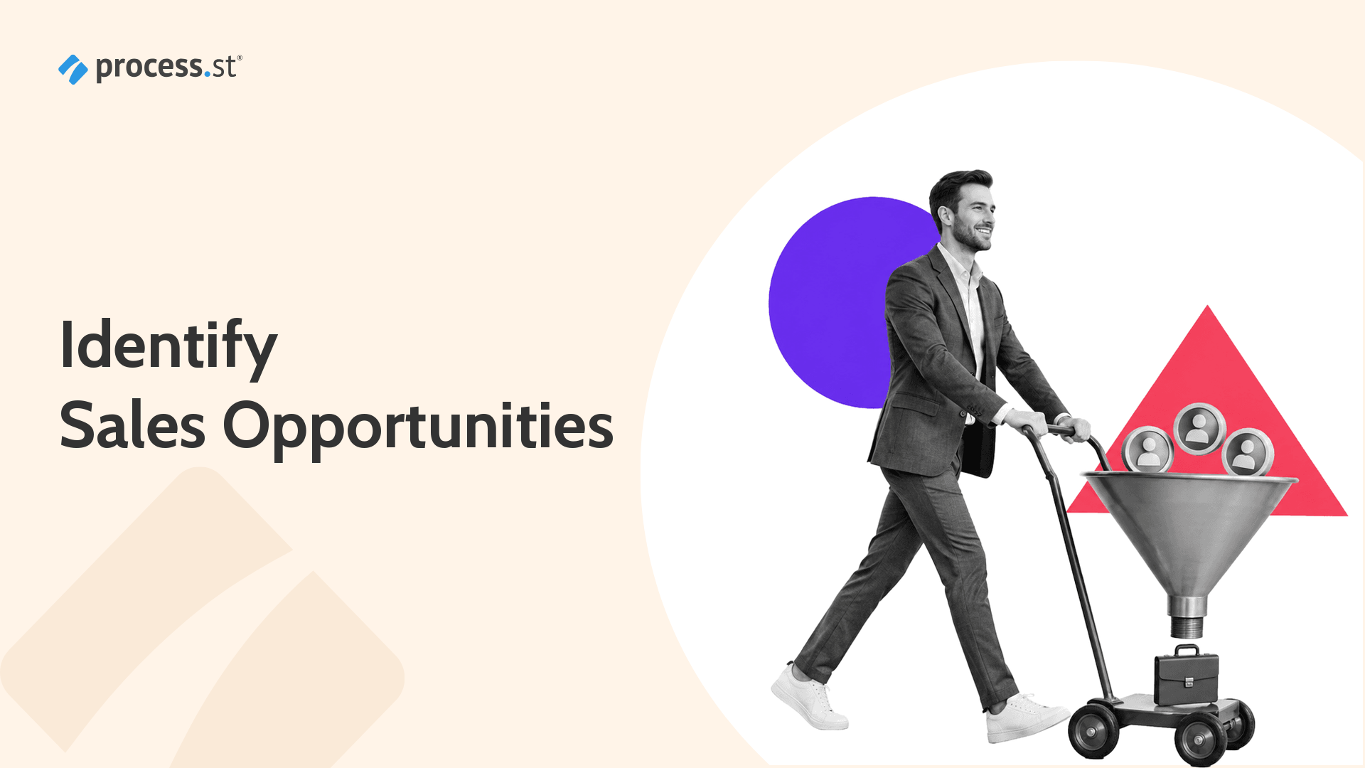 Identify sales opportunities with a structured sales workflow