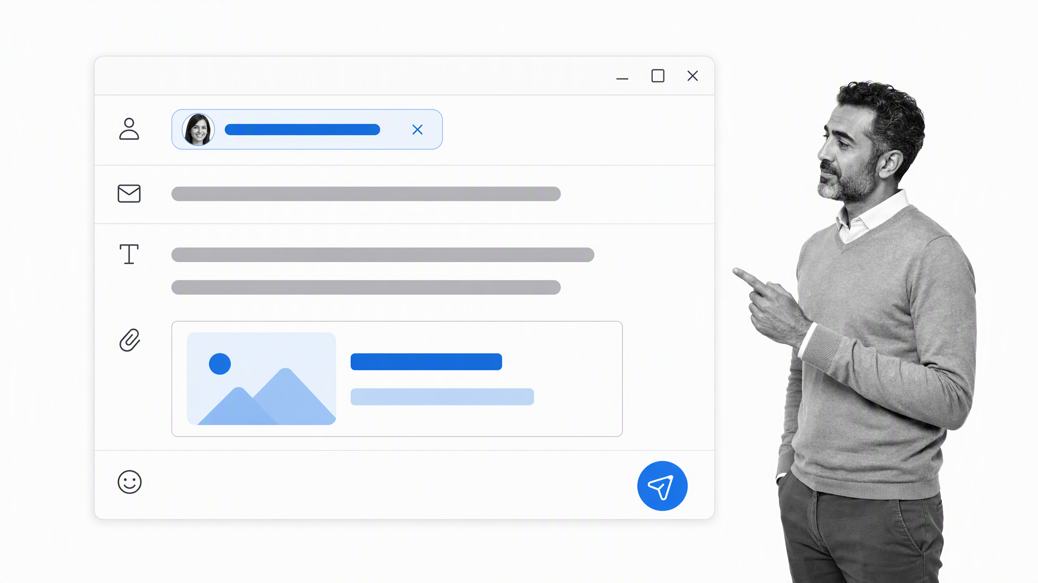 Personalized partner outreach email with recipient fit and shared-asset preview