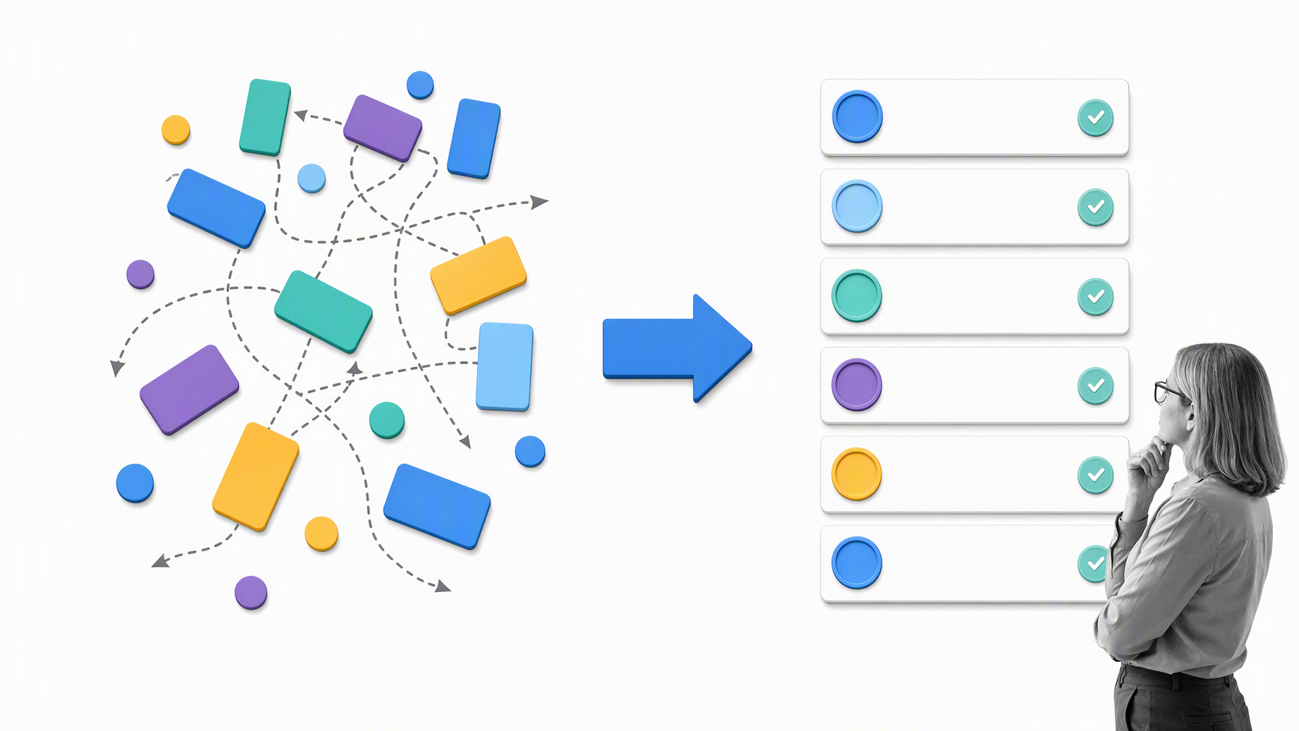 Scattered requests compared with one trusted prioritized task system