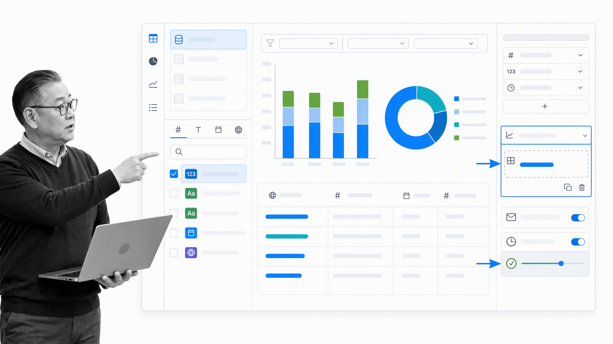 Zendesk Explore-style custom support report builder