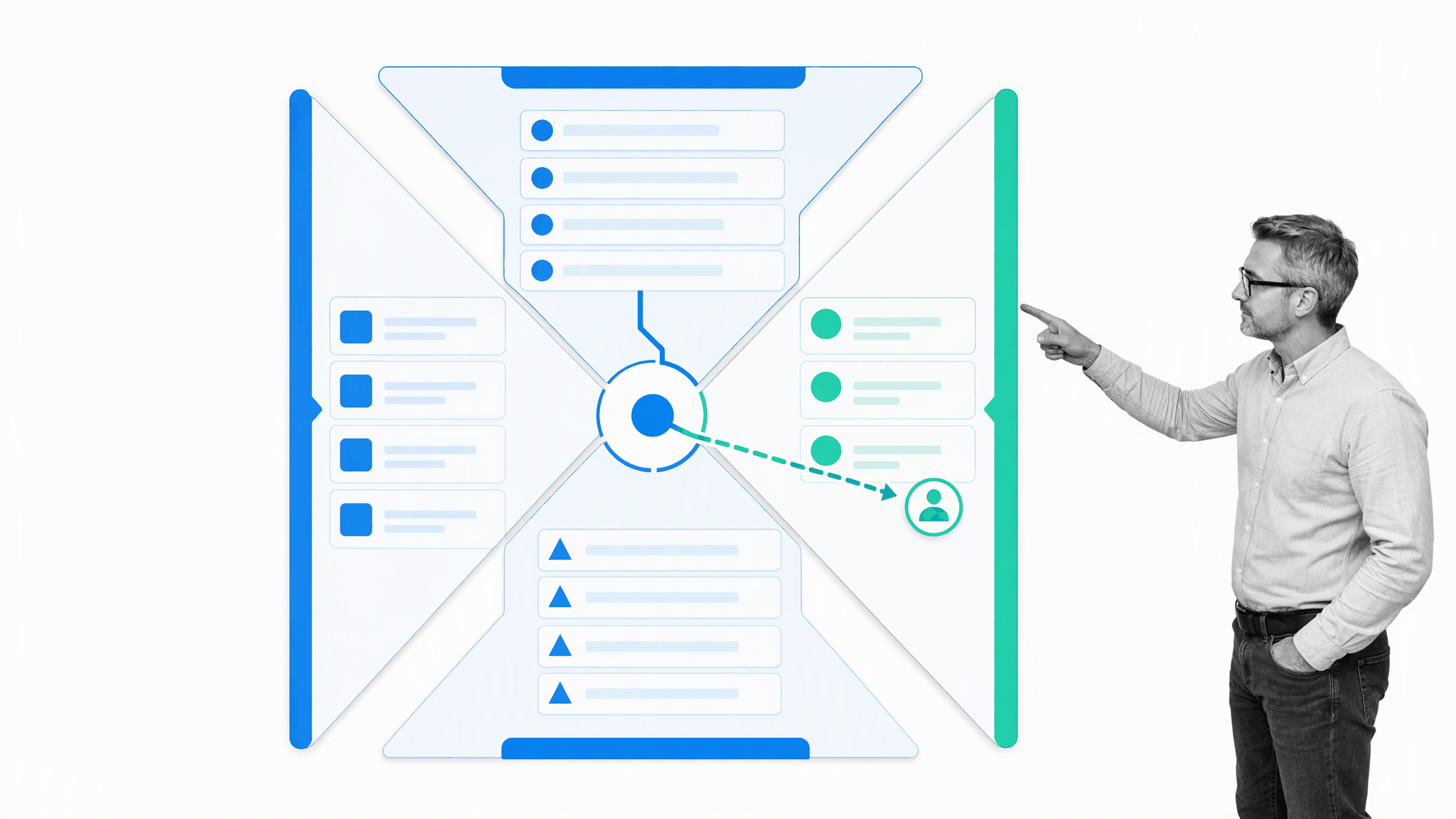 Hoshin X-matrix connecting objectives priorities measures and ownership